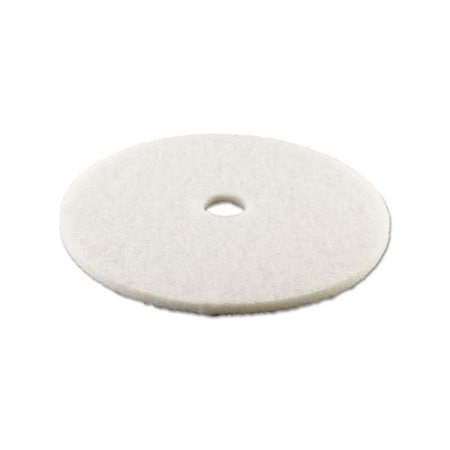 Pinpoint Standard Diameter Polishing Floor Pads - White - 24 Count PI2960746